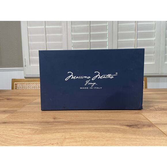 Massimo Matteo Firenze Men's Corazzano Wing Tip Dress Shoes Size 9 NIB - Picture 14 of 14